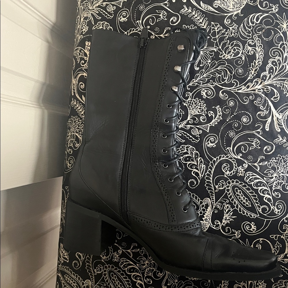 Franco Sarto granny lace up boot sz 10 NWOT - Picture 13 of 14